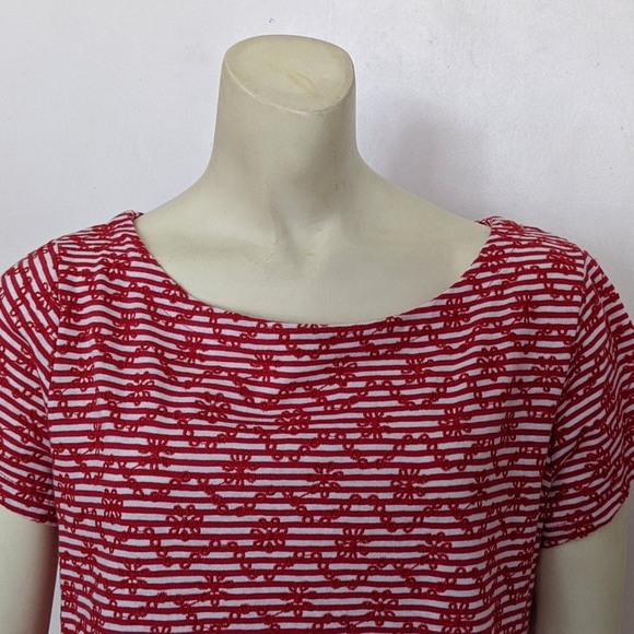 NWT Anthropologie  Cotton Embroidered floral Top Medium - Picture 2 of 10